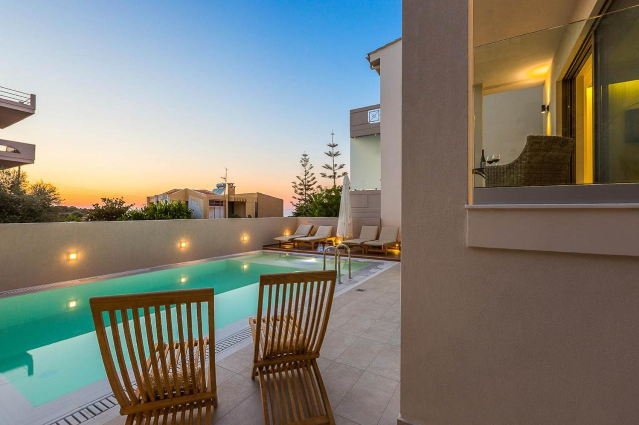 Villa Amelia I Free 9 Seater Mini Van & Pool Kalathas Eksteriør bilde
