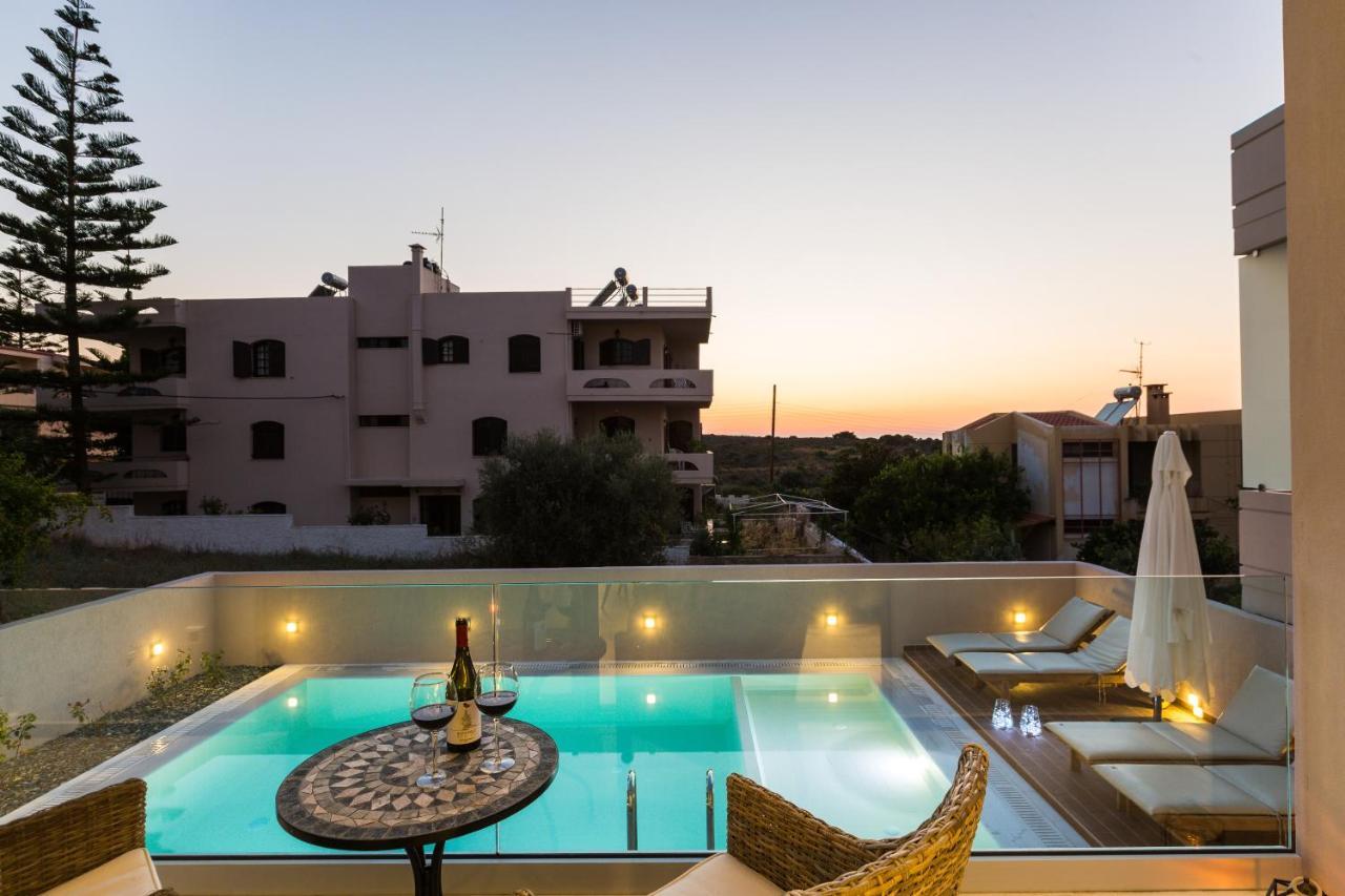 Villa Amelia I Free 9 Seater Mini Van & Pool Kalathas Eksteriør bilde