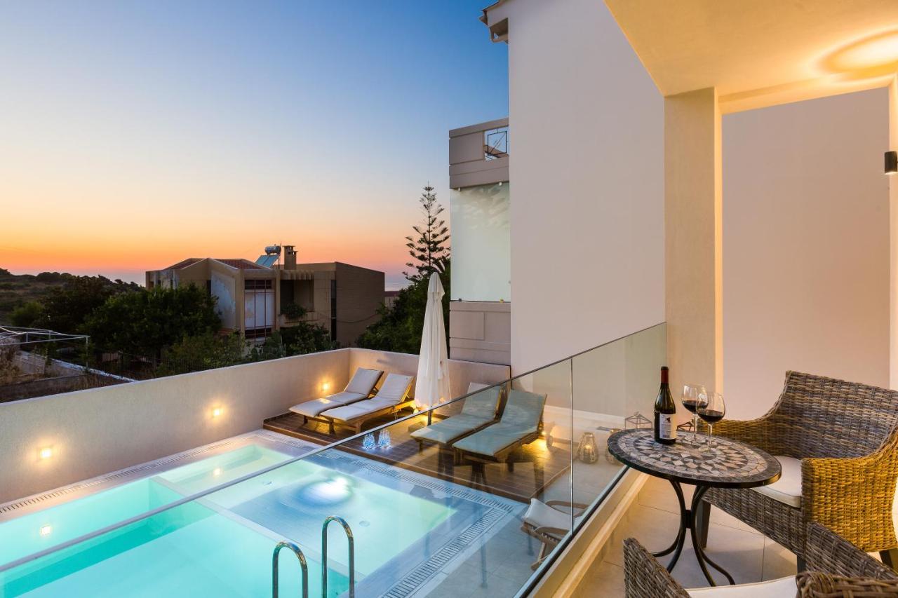 Villa Amelia I Free 9 Seater Mini Van & Pool Kalathas Eksteriør bilde