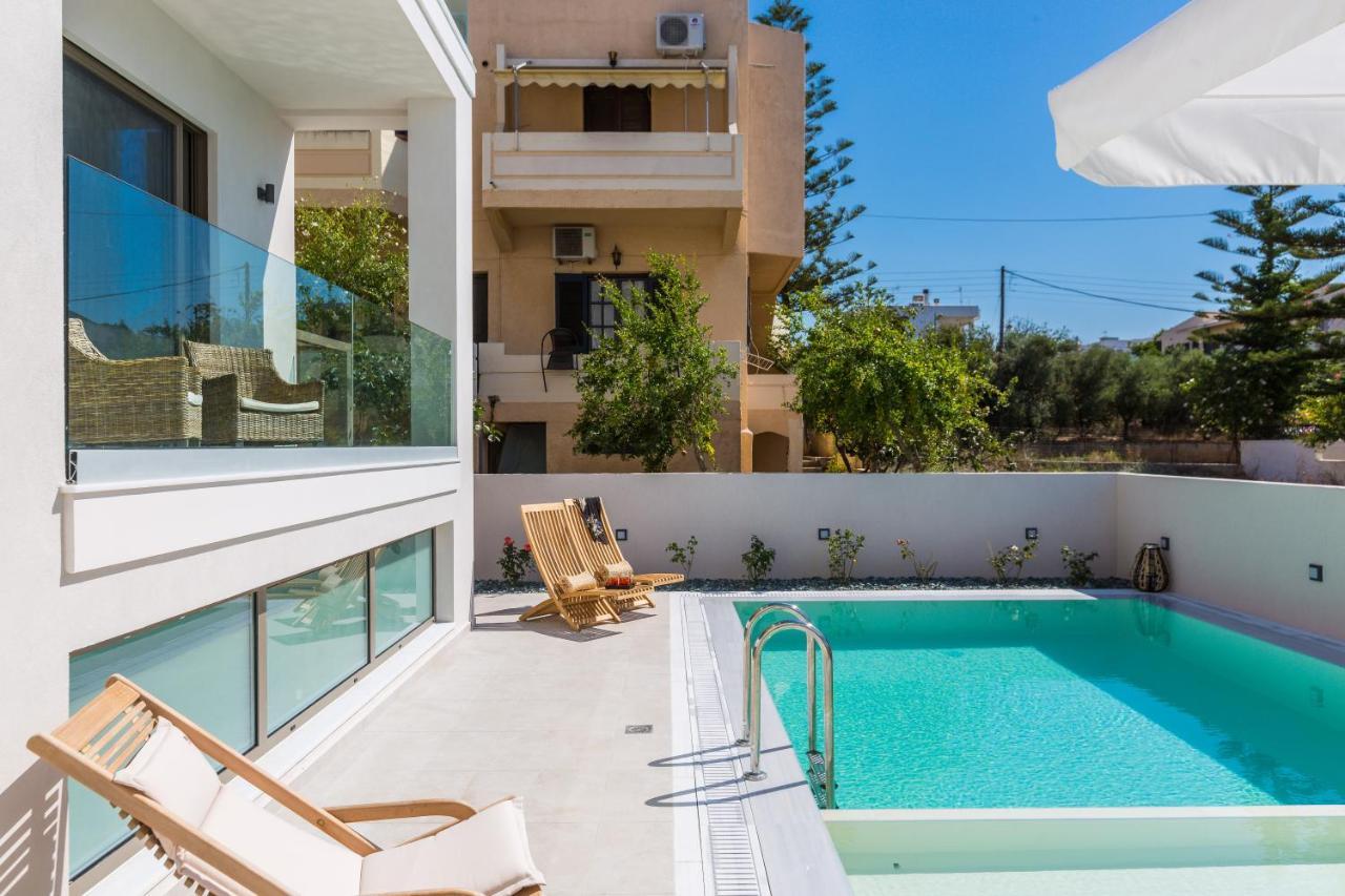 Villa Amelia I Free 9 Seater Mini Van & Pool Kalathas Eksteriør bilde