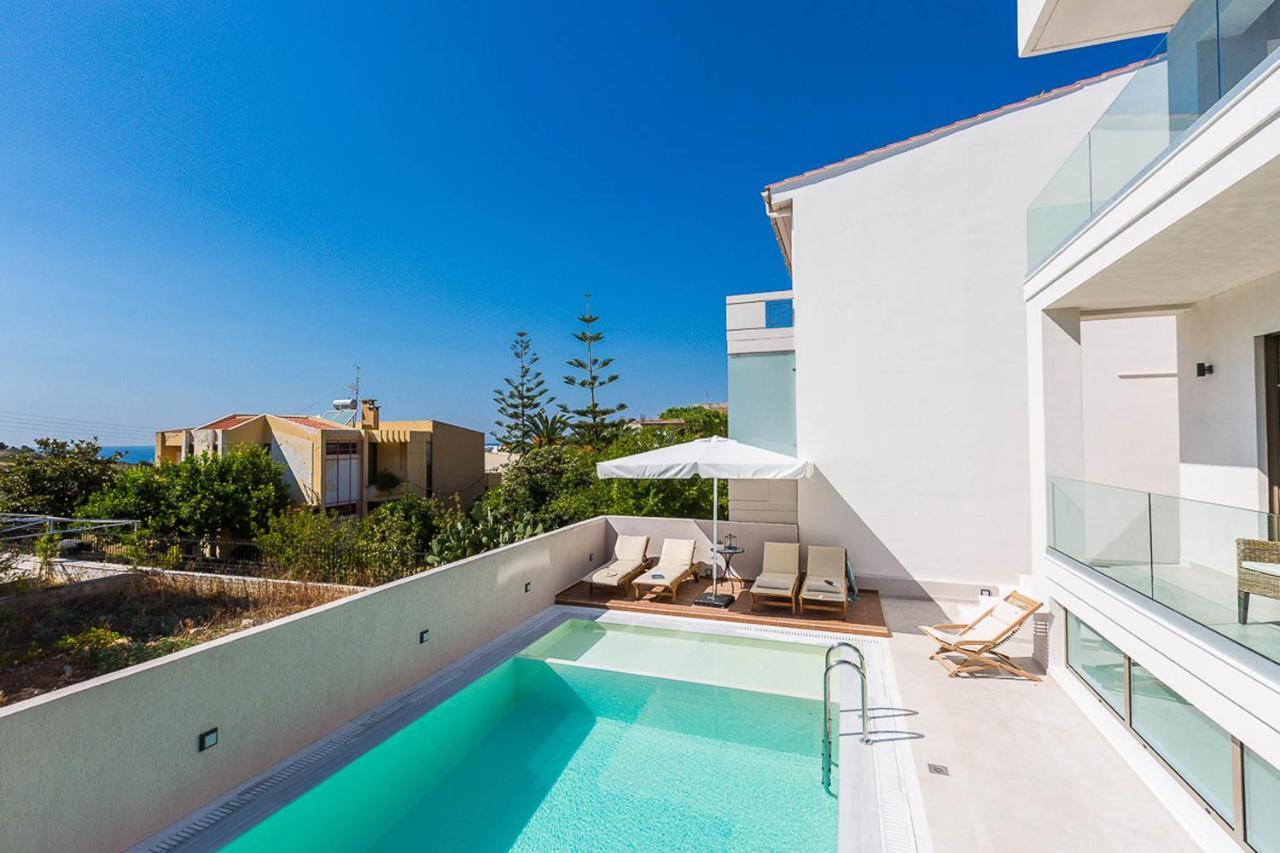 Villa Amelia I Free 9 Seater Mini Van & Pool Kalathas Eksteriør bilde