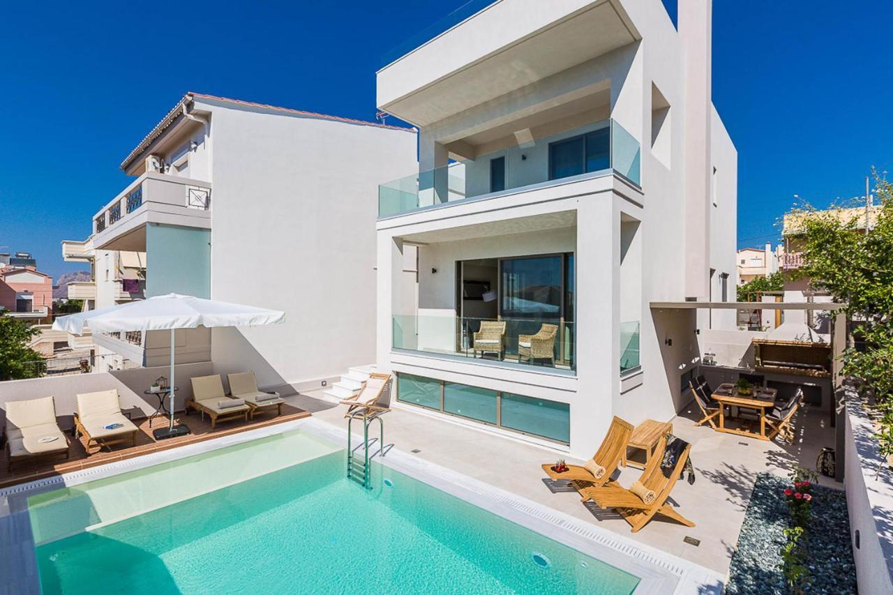 Villa Amelia I Free 9 Seater Mini Van & Pool Kalathas Eksteriør bilde